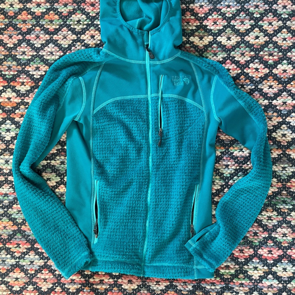 Mountain Hardwear Turquoise Fleece Jacket